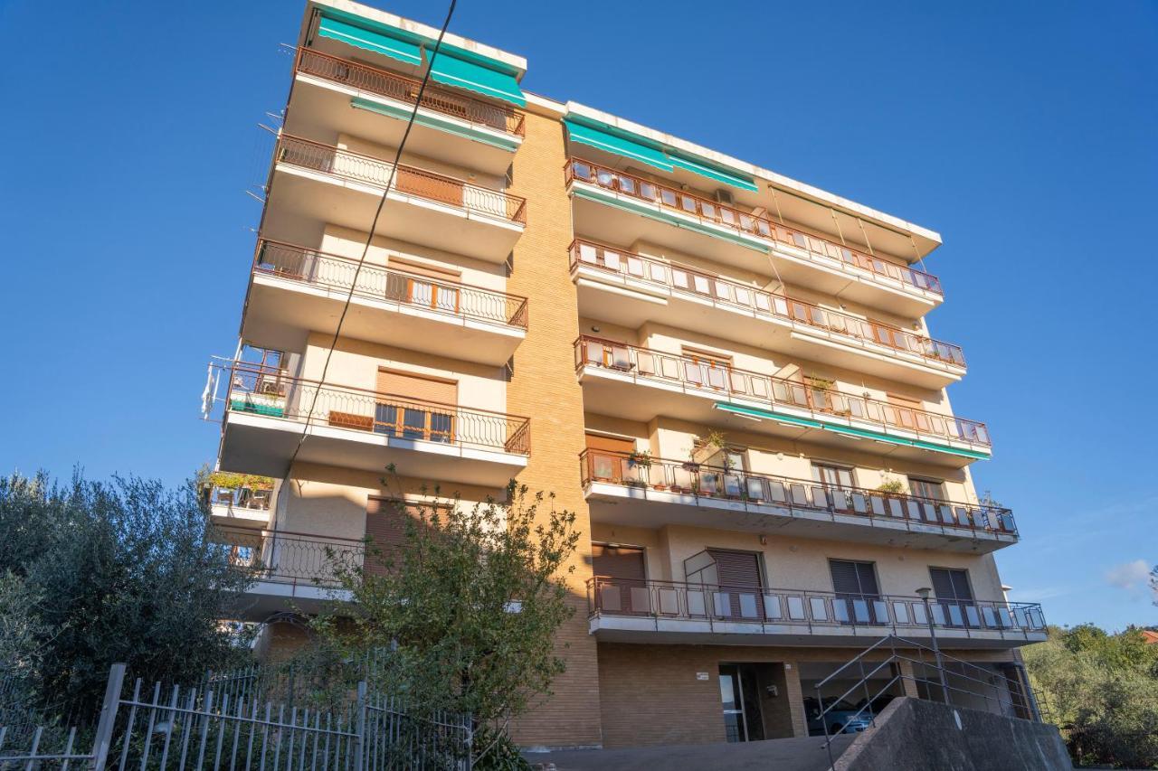 093 - Casa Panorama, Vista Mare E Vista Portofino, 500 Metri Centro Di Chiavari, Posto Auto Gratis Incluso Lejlighed Eksteriør billede